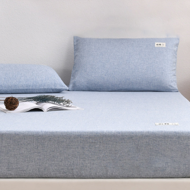 Modern Standard Bed Sheet Set Cotton Soild Sheet Set for Bedroom