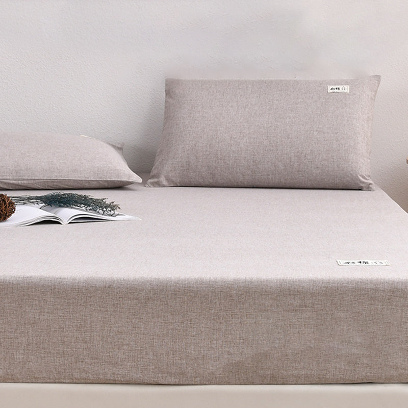 Modern Standard Bed Sheet Set Cotton Soild Sheet Set for Bedroom