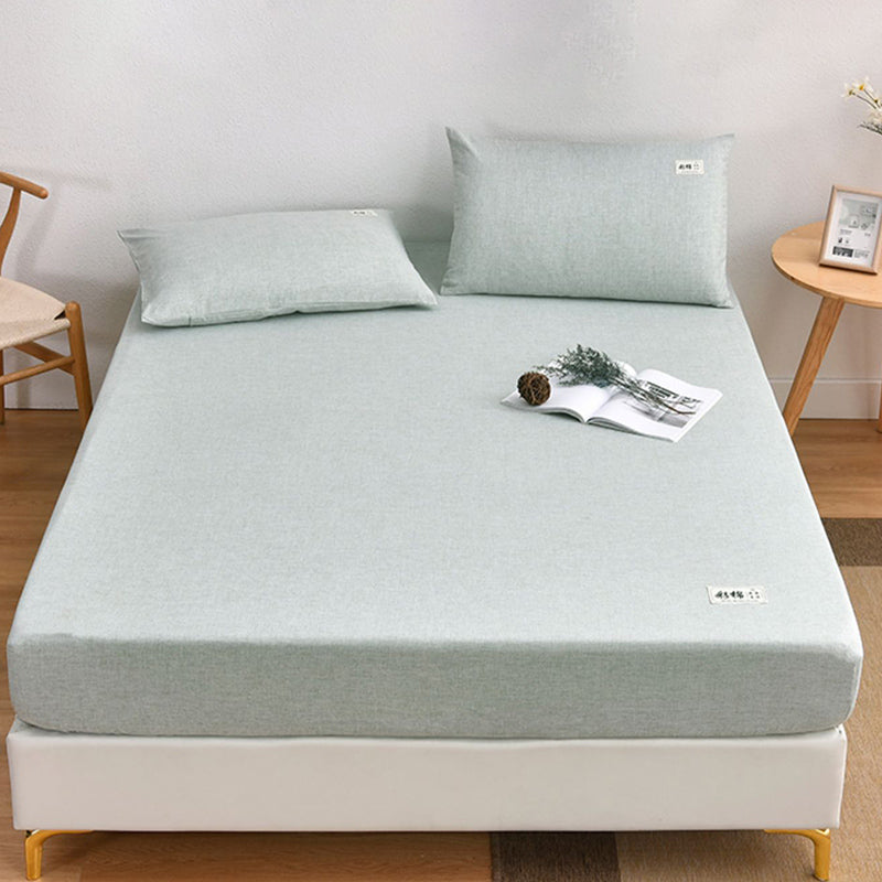 Modern Standard Bed Sheet Set Cotton Soild Sheet Set for Bedroom