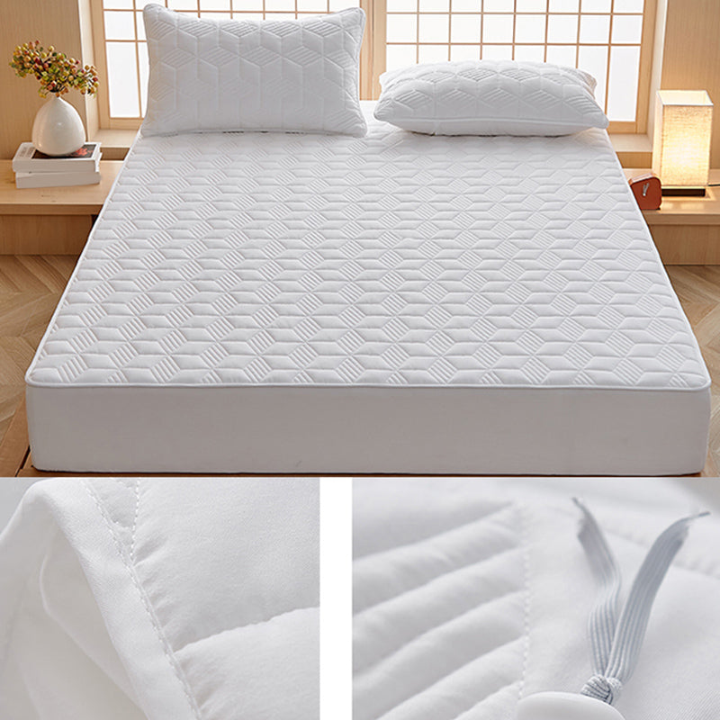 Cotton Bed Sheet Set Solid Modern Elegant Fitted Sheet for Bedroom