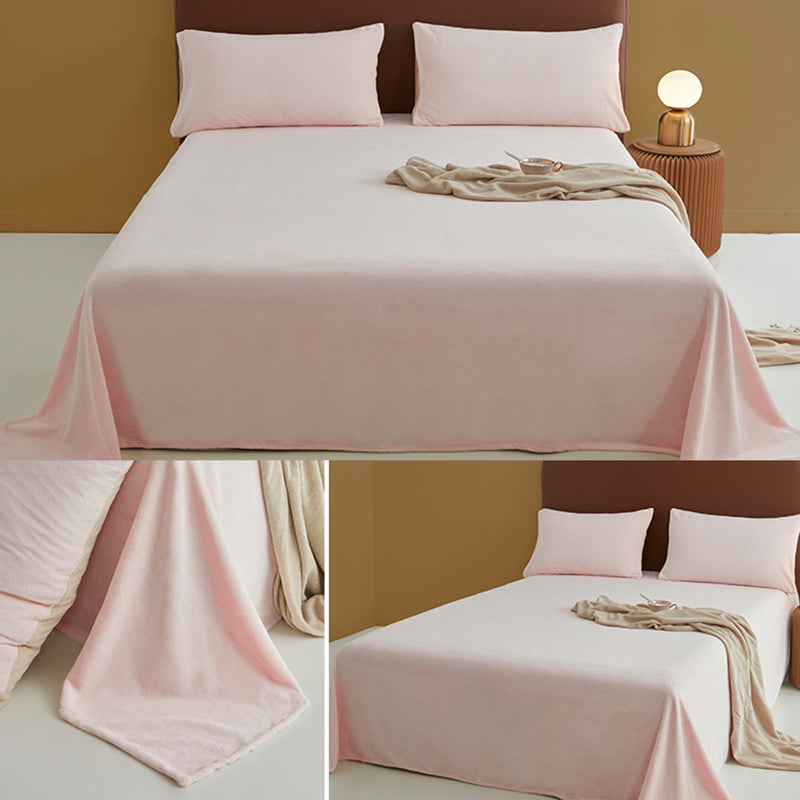 Super Soft Bed Sheet Set Modern Flannel Fitted Sheet for Bedroom