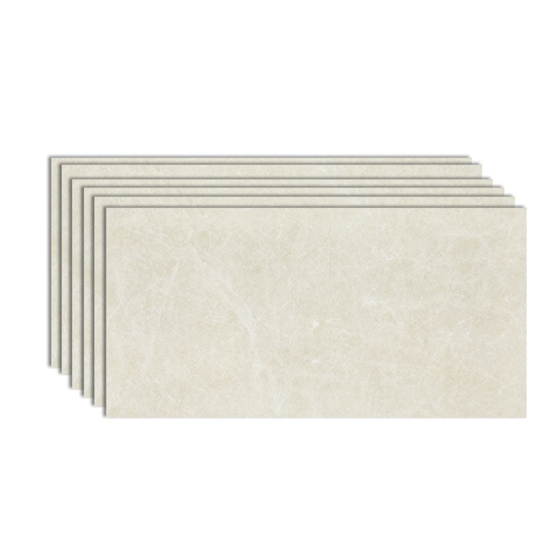 Rectangle Floor Tile Straight Edge Marble Texture Effect Design Floor Tile