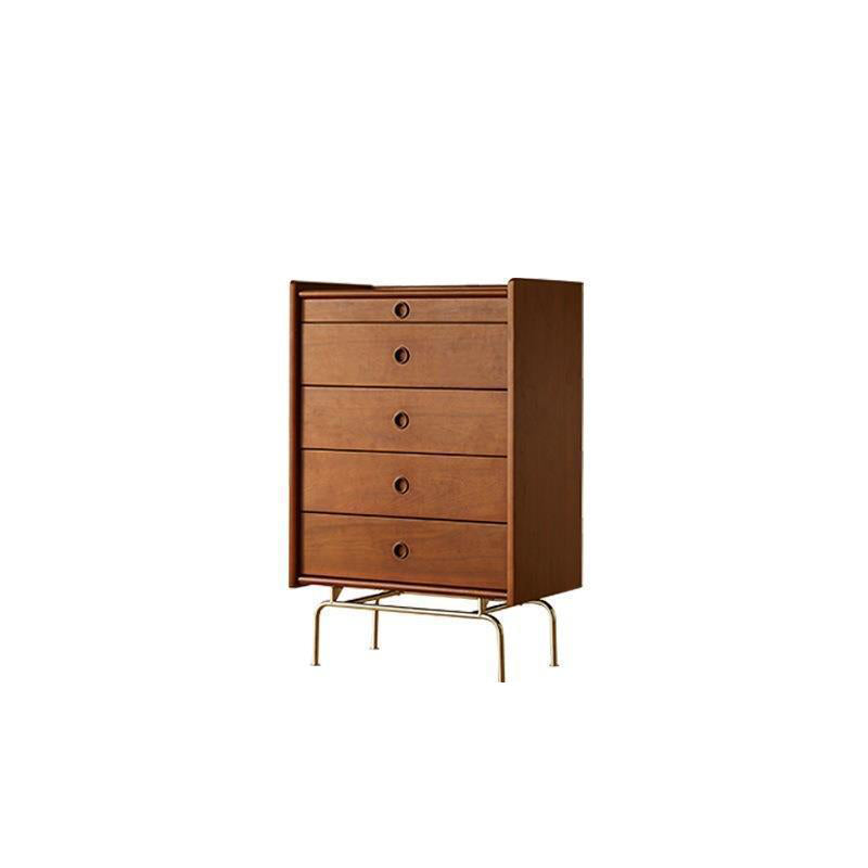 Contemporary Pine Double Dresser Horizontal Storage Chest Dresser for Bedroom
