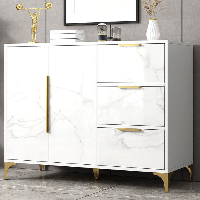 Ultra Modern Wood Combo Dresser Horizontal Storage Chest Dresser for Bedroom