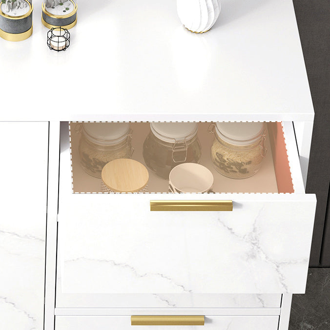 Ultra Modern Wood Combo Dresser Horizontal Storage Chest Dresser for Bedroom