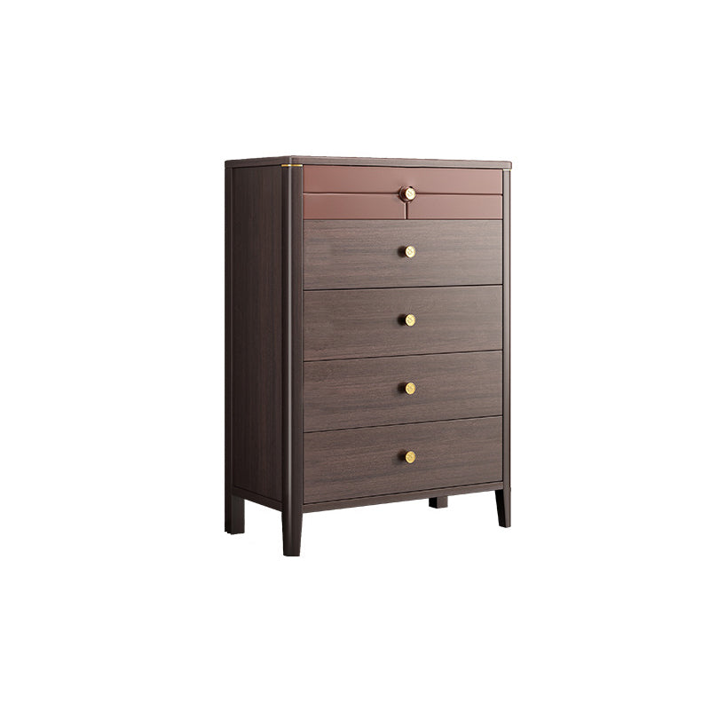 Contemporary Double Dresser Pine Horizontal Storage Chest Dresser for Bedroom