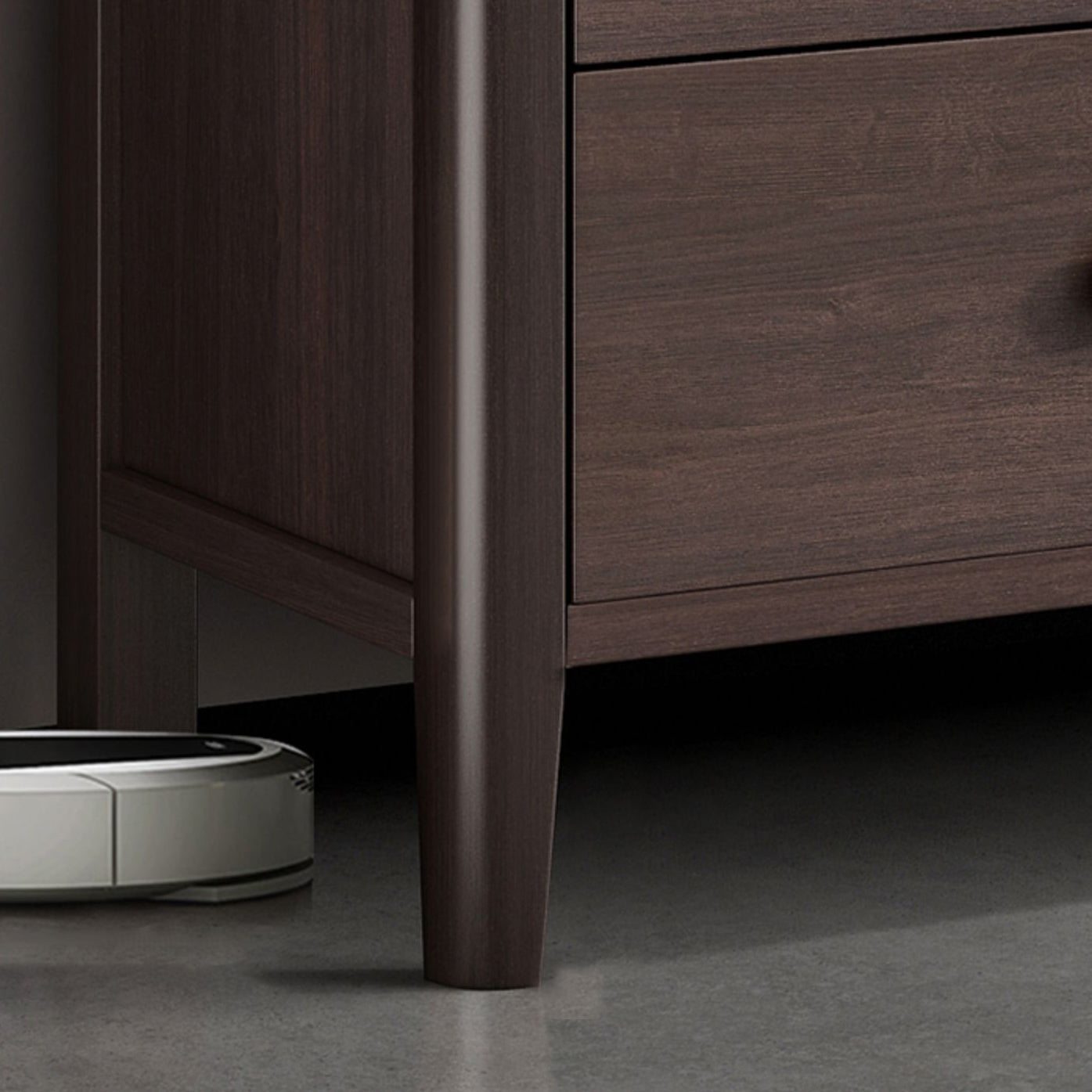 Contemporary Double Dresser Pine Horizontal Storage Chest Dresser for Bedroom