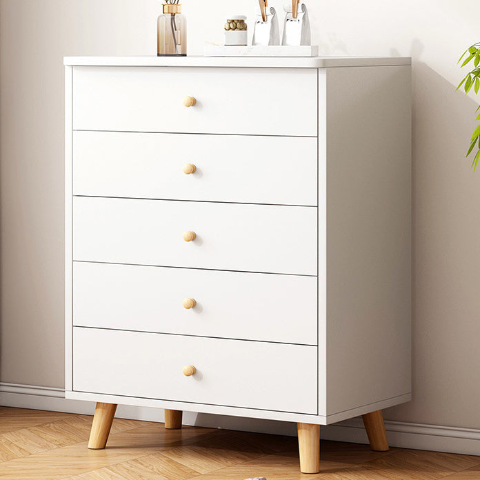 Modern Combo Dresser Wood Horizontal Storage Chest Dresser for Bedroom