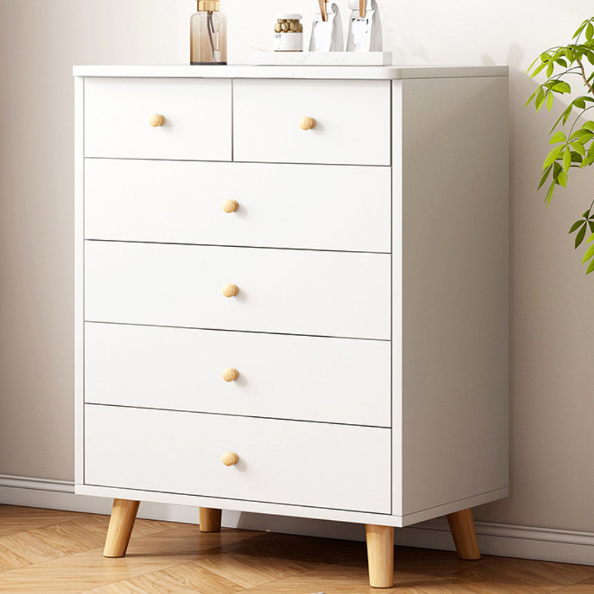 Modern Combo Dresser Wood Horizontal Storage Chest Dresser for Bedroom