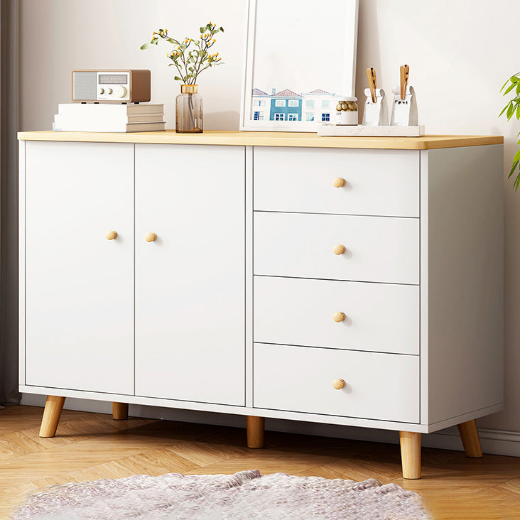 Modern Combo Dresser Wood Horizontal Storage Chest Dresser for Bedroom