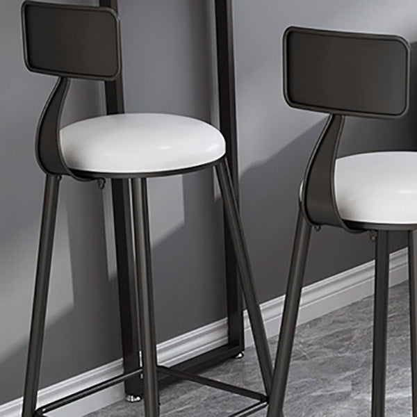 Modern Bar Table Set 1/3 Pieces Faux Marble Rectangle Bistro Set for Indoor