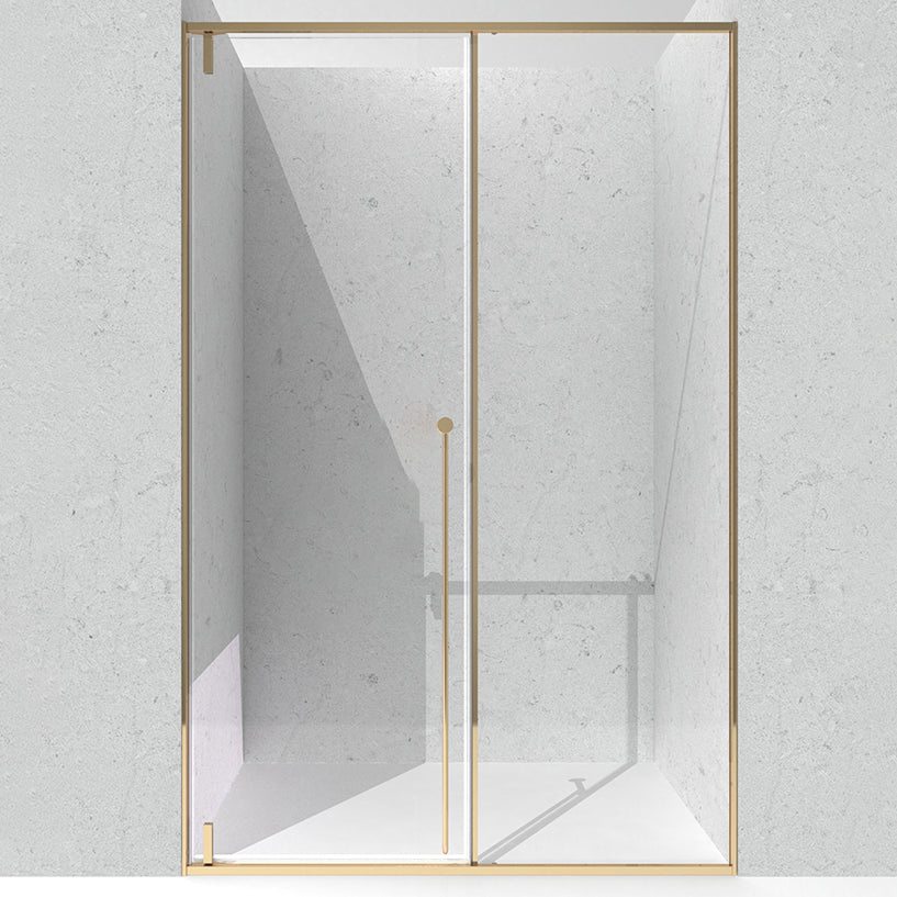 Semi Frameless Tempered Glass Shower Door Pivot Shower Doors