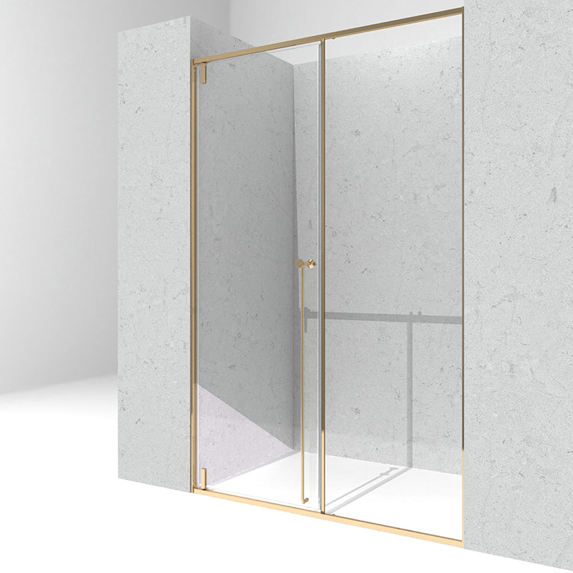 Semi Frameless Tempered Glass Shower Door Pivot Shower Doors