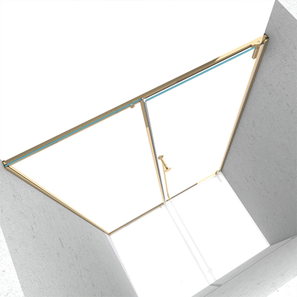 Semi Frameless Tempered Glass Shower Door Pivot Shower Doors