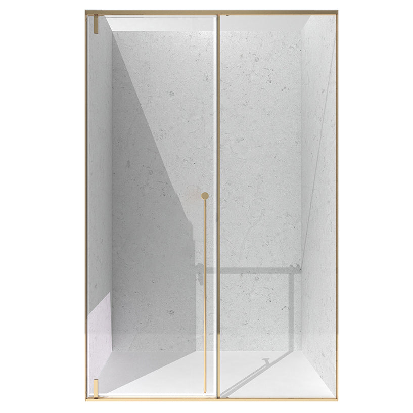 Semi Frameless Tempered Glass Shower Door Pivot Shower Doors