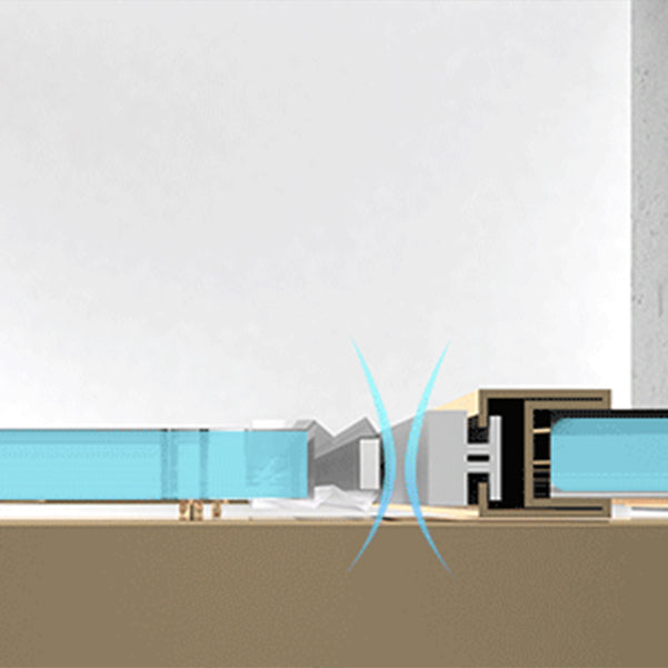 Semi Frameless Tempered Glass Shower Door Pivot Shower Doors