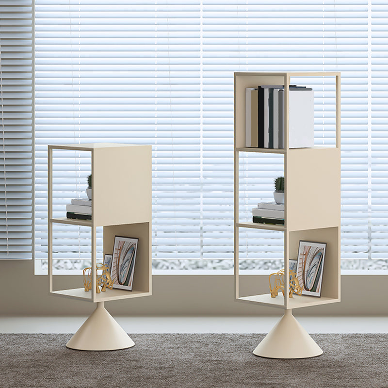 Glam Metal Shelf Bookcase Open Back Book Shelf for Home Office