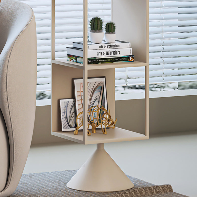 Glam Metal Shelf Bookcase Open Back Book Shelf for Home Office