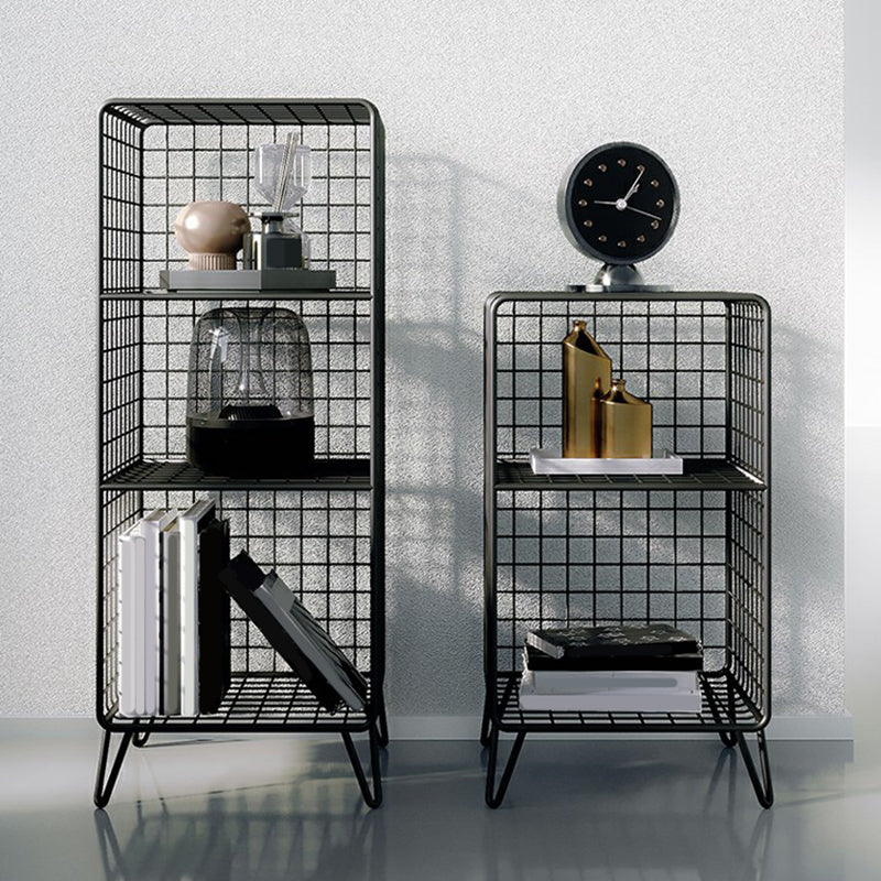 Glam Shelf Bookcase Metal Closed Back Book Shelf for Home Office