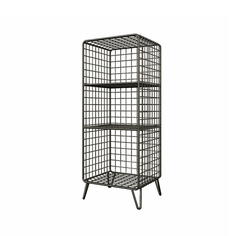 Glam Shelf Bookcase Metal Closed Back Book Shelf for Home Office