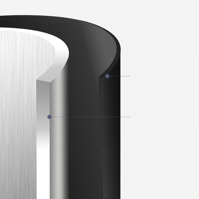 Glam Shelf Bookcase Closed Back Metal Book Shelf for Home Office