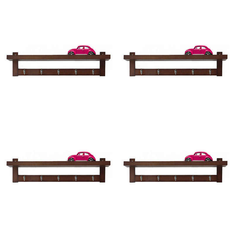 Wall Mounted Hall Stand Modern Simple Wooden Hall Stand with Hook