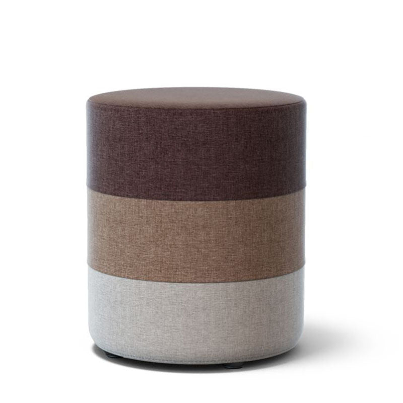 Solid Color Fabric Standard Stool Modern Style Simple Household Footstool