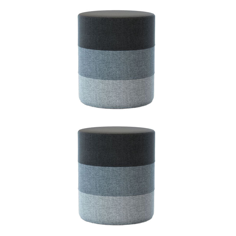 Solid Color Fabric Standard Stool Modern Style Simple Household Footstool