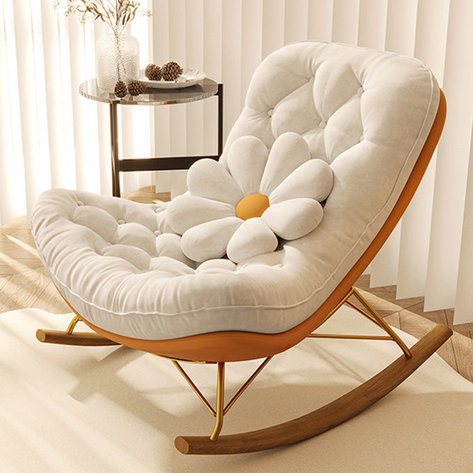 Contemporary Leisure Light Luxury Chaise Rocking Chair Lounge Lazy Chair