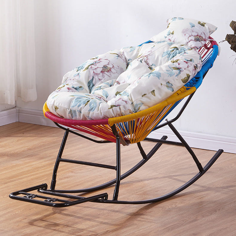 Contemporary Rattan Rocking Chair Outdoor Rocking Chair for Break