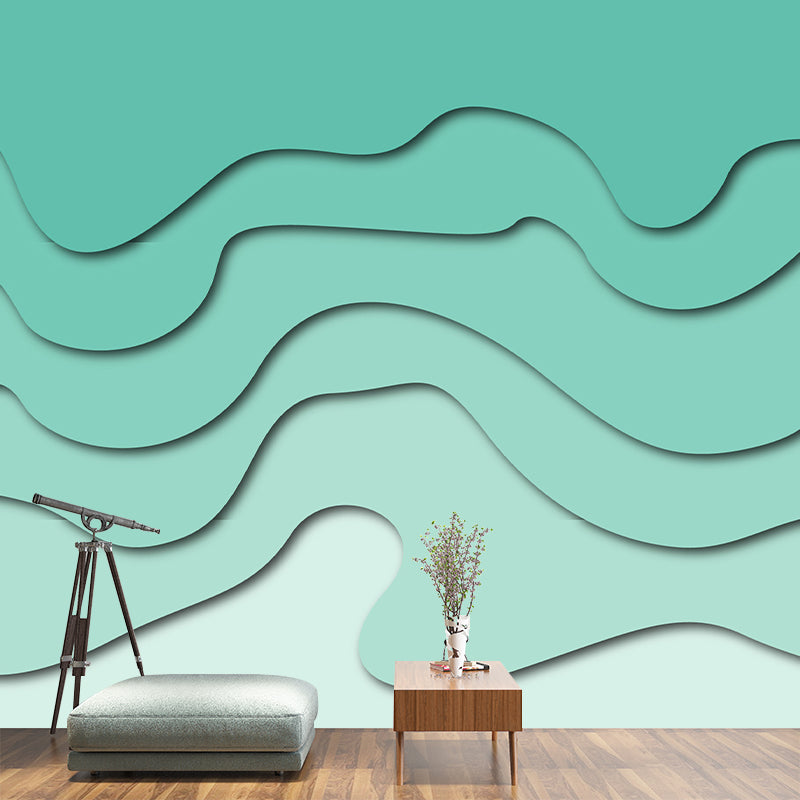 Environment Friendly Abstract Style Mural Wallpaper Illustration Indoor Wall Mural