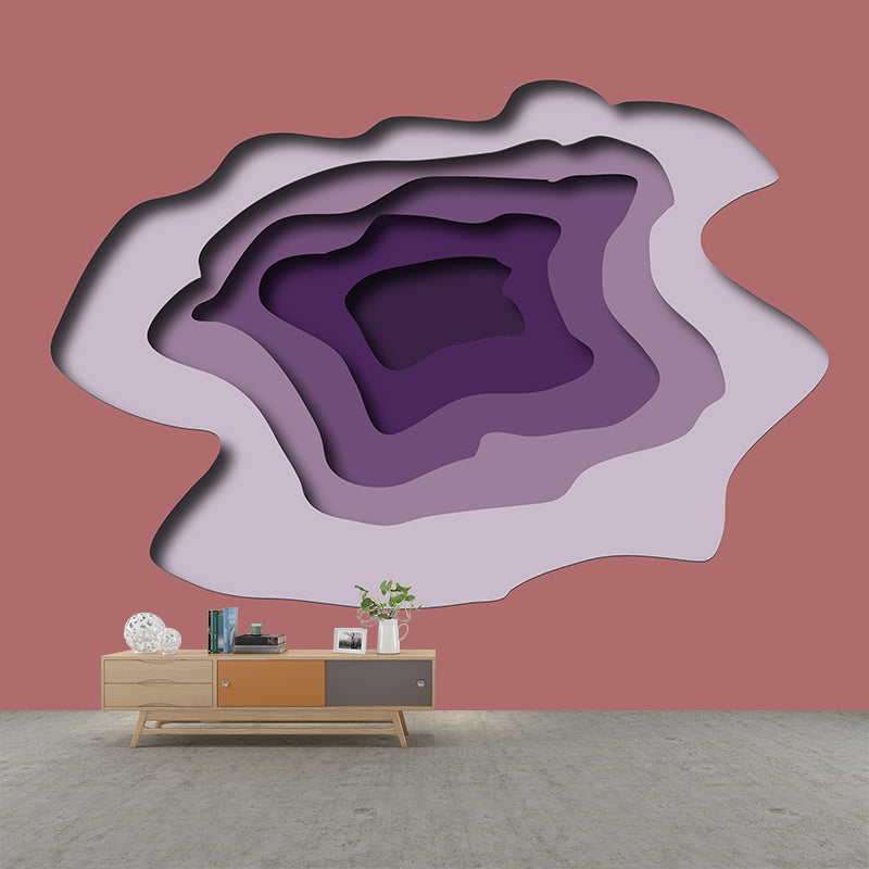 Environment Friendly Abstract Style Mural Wallpaper Illustration Indoor Wall Mural