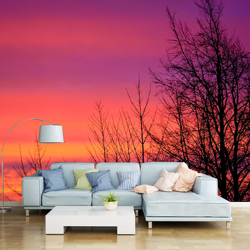 Sky Photography Mural Mildew Resistant Wallpaper Sleeping Room Wall Mural