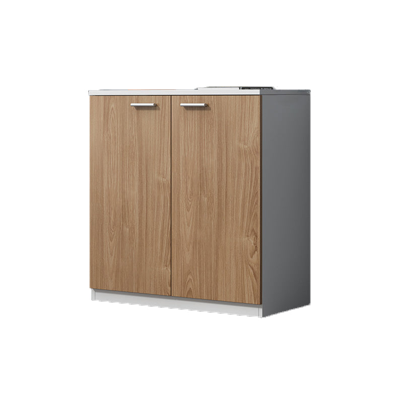 Contemporary Lateral Filing Cabinet Engineered Wood File Cabinet