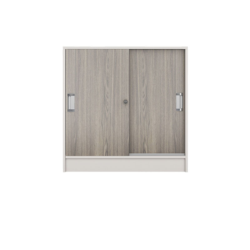 Modern Locking File Cabinet Wood File Cabinet with Storage Shelves