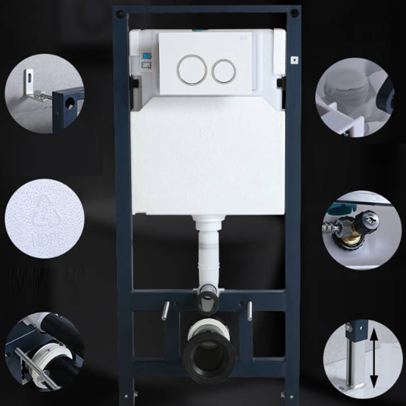 Modern Ceramic Flush Toilet Wall Hung White Toilet Bowl for Washroom