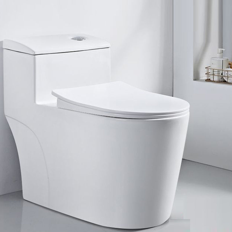 Modern White Ceramic Flush Toilet Floor Mount Urine Toilet for Washroom