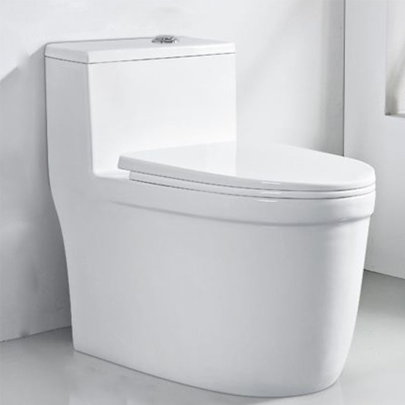 Modern White Ceramic Flush Toilet Floor Mount Urine Toilet for Washroom