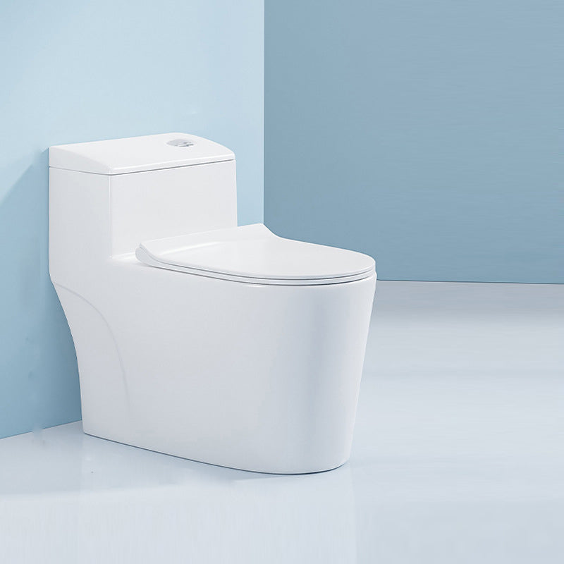 Modern White Ceramic Flush Toilet Floor Mounted Urine Toilet for Washroom