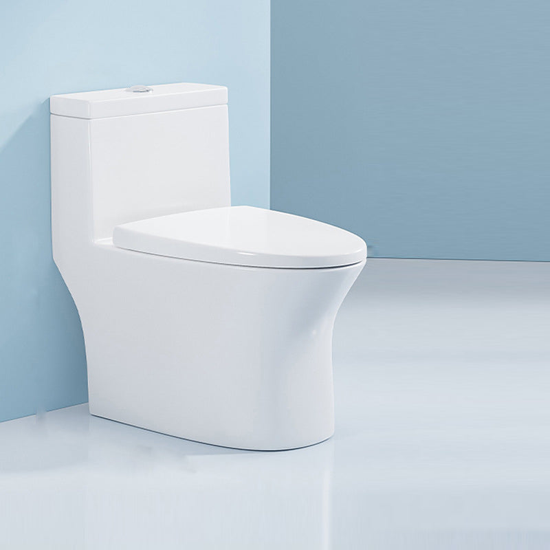 Modern White Ceramic Flush Toilet Floor Mounted Urine Toilet for Washroom