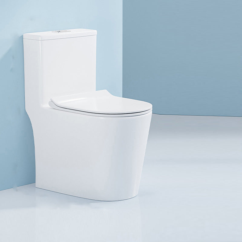 Modern White Ceramic Flush Toilet Floor Mounted Urine Toilet for Washroom
