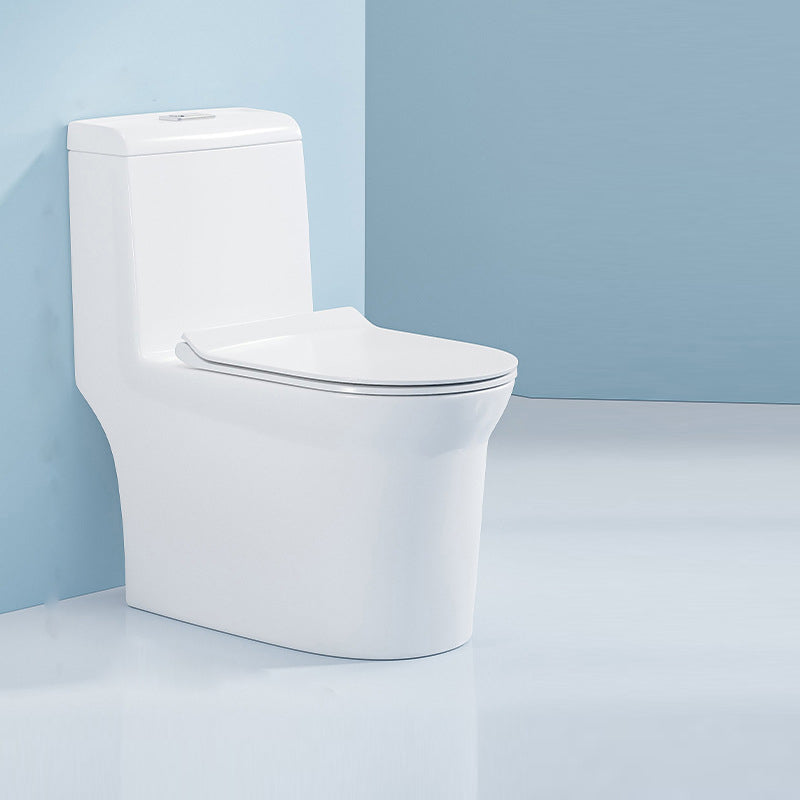 Modern White Ceramic Flush Toilet Floor Mounted Urine Toilet for Washroom