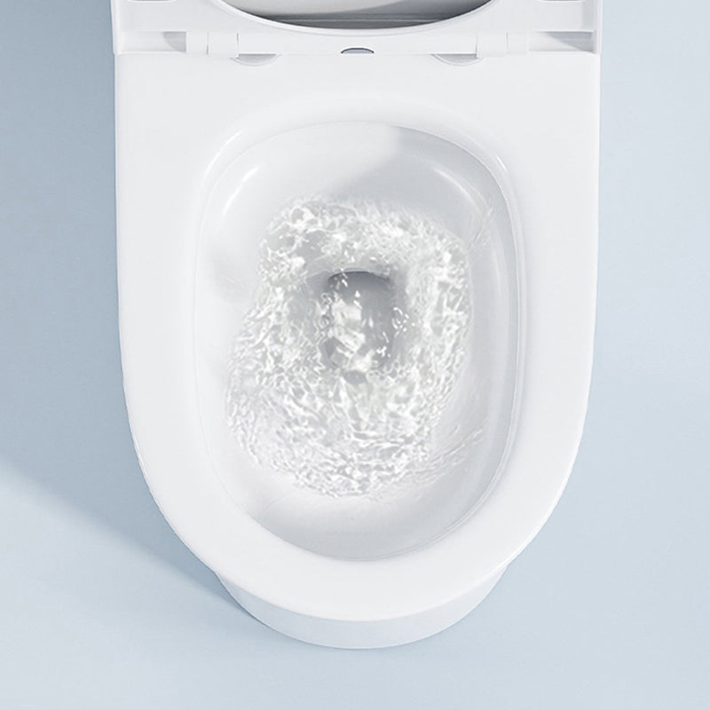 Modern White Ceramic Flush Toilet Floor Mounted Urine Toilet for Washroom