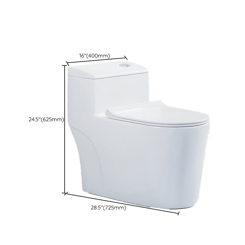 Modern White Ceramic Flush Toilet Floor Mounted Urine Toilet for Washroom