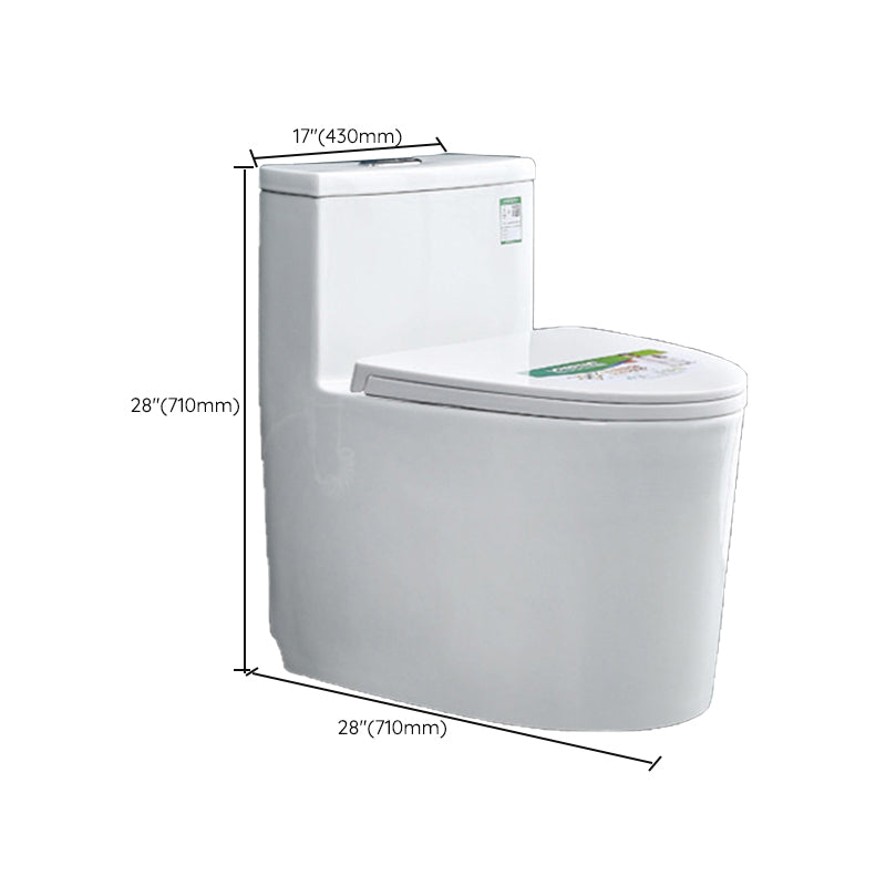 Modern Ceramic Flush Toilet Floor Mounted Urine Toilet for Washroom