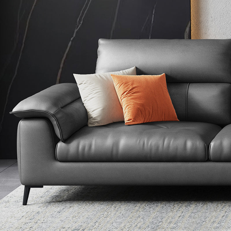 Contemporary Stain-resistant Sectional L-shape Pillow Top Arm Sectional