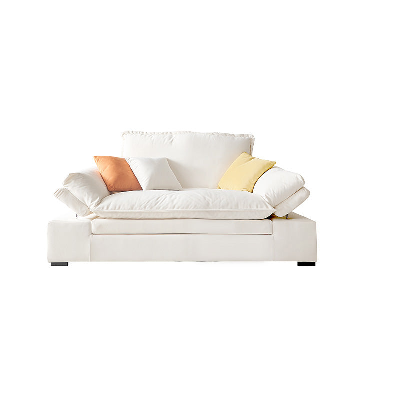 Contemporary Pillow Top Arm Reclining Loveseat Velvet Settee