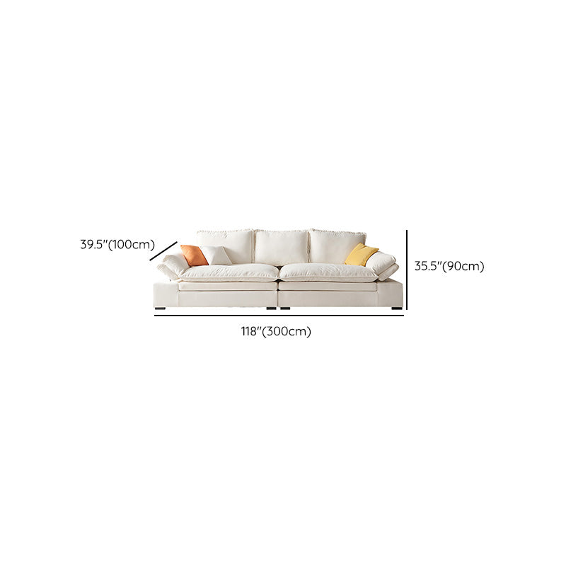 Contemporary Pillow Top Arm Reclining Loveseat Velvet Settee