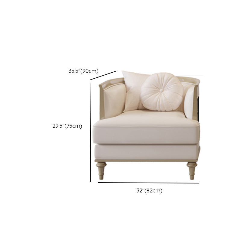 Mid Century Modern Arm Loveseat Standard Sofa for Living Room
