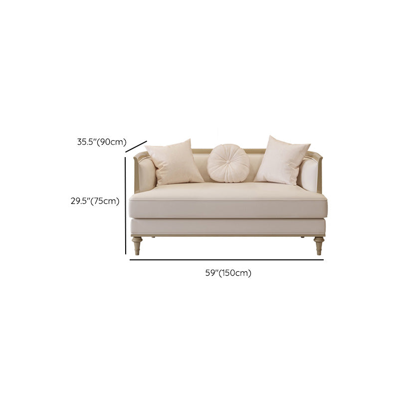 Mid Century Modern Arm Loveseat Standard Sofa for Living Room
